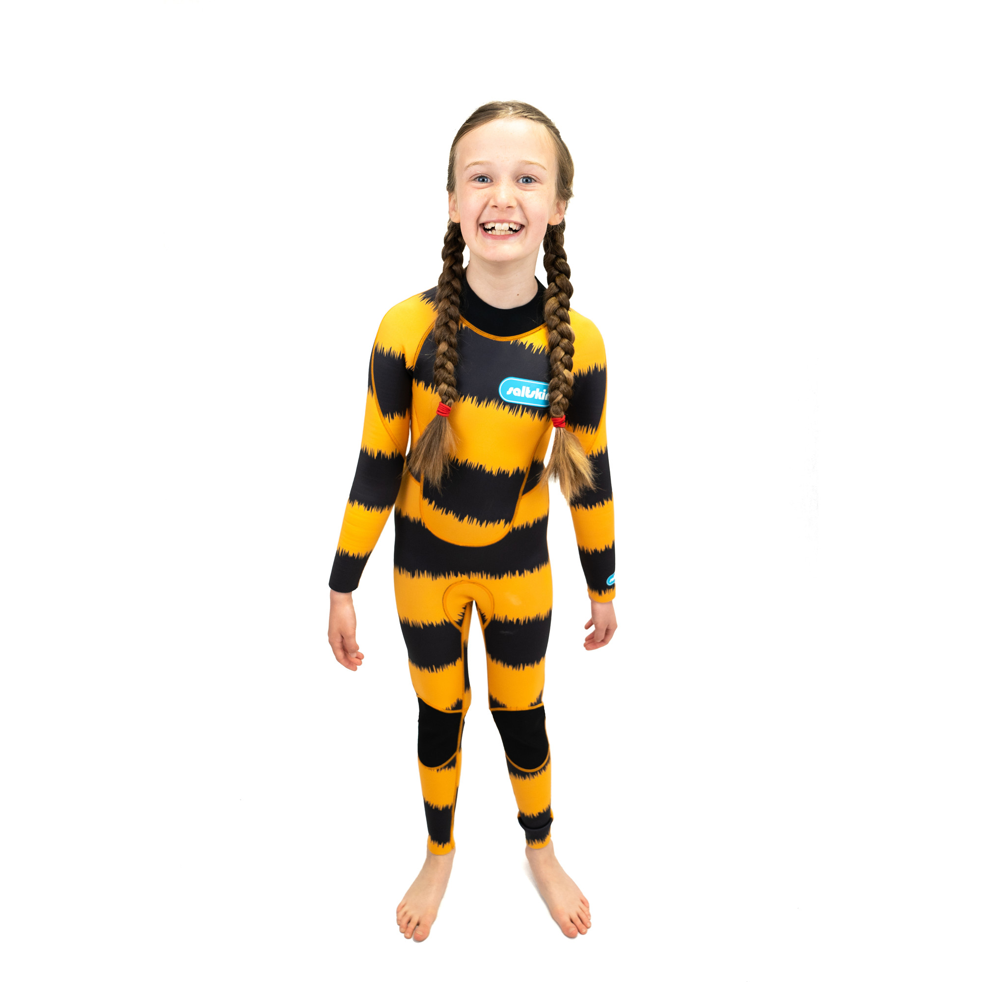 2023 Saltskin Junior 2mm Back Zip Wetsuit STSKNBEE01 Bee Wetsuits